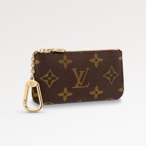 Louis Vuitton brown keychain wallet